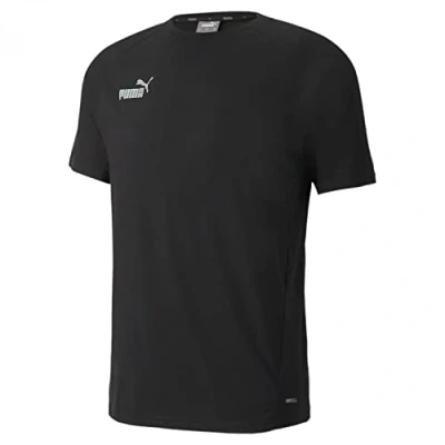 Afbeelding van Puma Teamfinal Tshirt basic, Heren, Maat: Medium, black