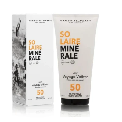 Afbeelding van Marie Stella Maris Protective BODY Cream SPF 50 Voyage VÉTIVER Hydratatie, Maat: 175 ml,