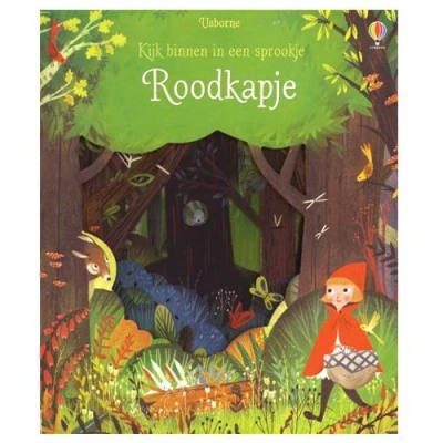 Afbeelding van Uitgeverij usborne kijk binnen in een sprookje roodkapje