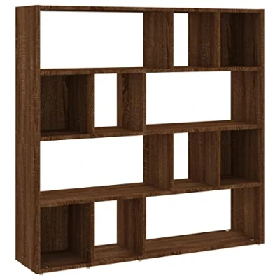 Afbeelding van vidaXL Boekenkast/ruimteverdeler, eiken, bruin, 105 x 24 102 cm
