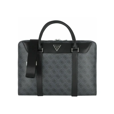 Afbeelding van Guess Vezzola DOC CASE Unisex Aktetas, Maat: One Size, Schwarz