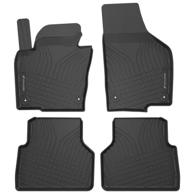 Afbeelding van WALSER 100157 Vloermatset TPE (thermoplastische elastomeer) zwart VOLKSWAGEN: Tiguan I (5N) 1.4 TSI 4motion, 2.0 TFSI 4motion