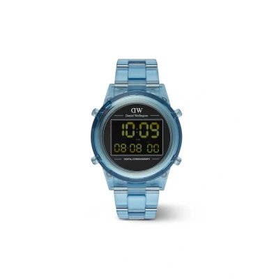 Afbeelding van Daniel Wellington Retro Digitaal horloge, Heren, Maat: 42, Light blue