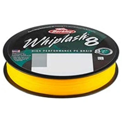Afbeelding van Berkley Whiplash 8 Gevlochten lijn Yellow 0.28mm / 47.1kg (270m)