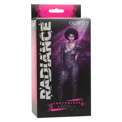 Afbeelding van CalExotics Radiance Crotchless Full Body Suit Zwart