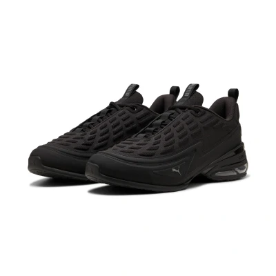Afbeelding van Puma MEZA Hardloopschoenen voor op de weg, Maat: 35.5, Black cool/dark gray Schoenen