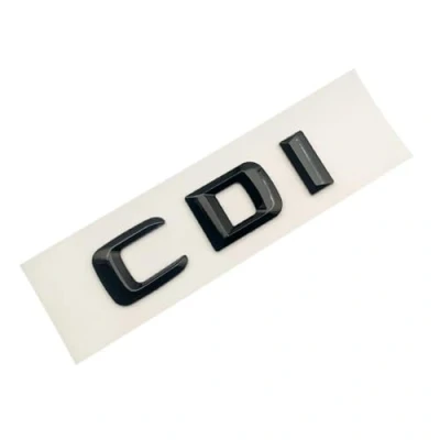 Afbeelding van Auto Sticker Logo Zwart ABS C200 C220 C250 C300 C350 C400 C450 Embleem Letters Compatibel met Mercedes Benz W205 W204 W203, Accessoires (Kleur: CDI)
