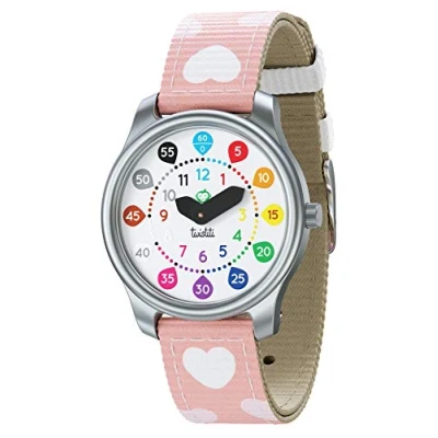Afbeelding van Twistiti kinderhorloge nummers hearts