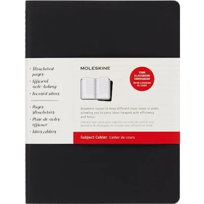 Image de Cahier de notes xl noir et kraft 2ex