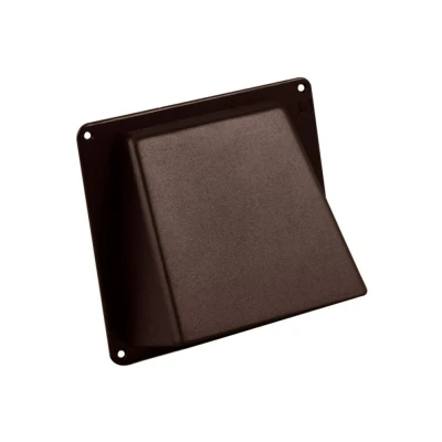 Afbeelding van Nedco gevelklep Ø125mm kunststof bruin
