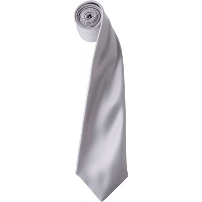 Afbeelding van Premier &#039;Colours&#039; Satin Tie PR750 SILVER