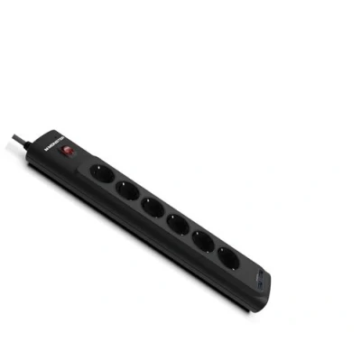 Image de Monster Power® Parafoudre Parasurtenseur 6 Prises 2 Usb
