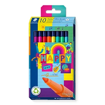 Afbeelding van Set Viltstiften Staedtler Triplus 10 Onderdelen Multicolour