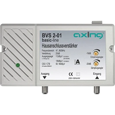 Afbeelding van Axing BVS 2 01 Kabeltelevisieversterker 25 dB