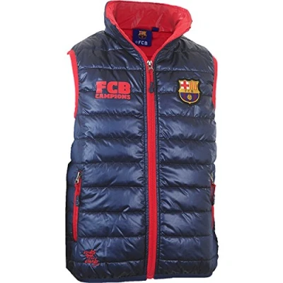 Afbeelding van Fc Barcelone Barca donsjack, mouwloos, officiële collectie, volwassen maat, heren, Blauw, M