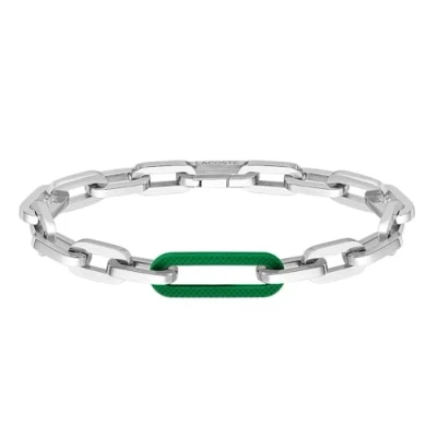 Afbeelding van Lacoste Ensemble Armband, Heren, Maat: One Size, Silber / grün
