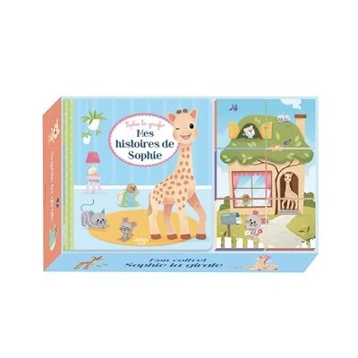 Image de Sophie la girafe Coffret album + cubes