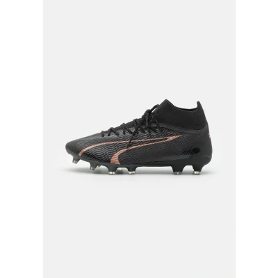 Afbeelding van Puma Ultra PRO FG/AG Voetbalschoenen met kunststof noppen, Heren, Maat: 44.5, Black/copper rose Textiel/ synthetisch