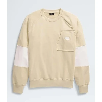 Afbeelding van The North Face Relaxed CREW Sweater, Heren, Maat: XS, Gravel