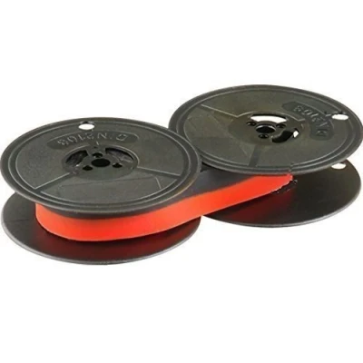 Afbeelding van Ink Ribbon voor DIN 32755 53 mm diameter zwart/rood