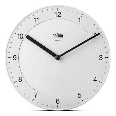 Afbeelding van Braun BC06W Wandklok Analoog Wit