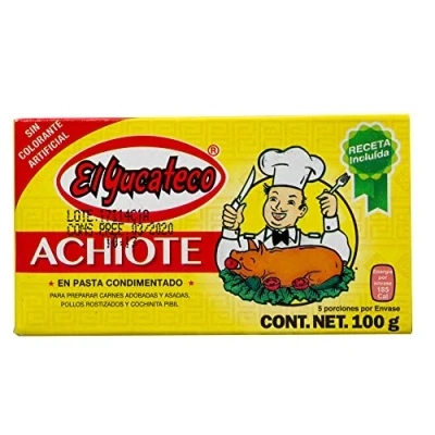 Image de Pâte de Achiote Roucou El Yucateco 100g