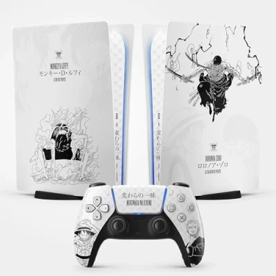 Afbeelding van sticker PS 5 Gear 1, manga, console en controller, standaard digitale editie, Skin 1 (1 controller)
