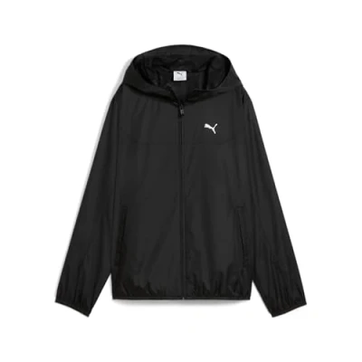 Afbeelding van Essentials windjack met normale pasvoorm voor Dames, Zwart, Maat S PUMA