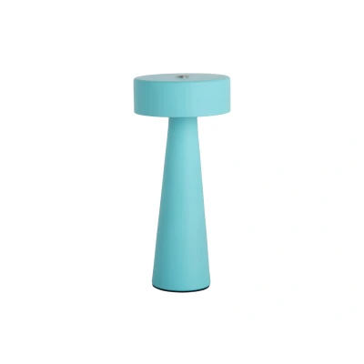 Afbeelding van Leitmotiv Tafellamp Mini LED Ring Turquoise blue