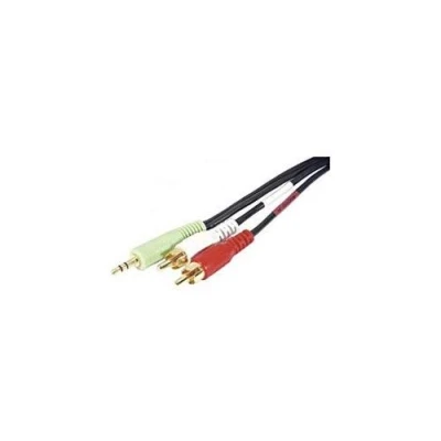 Image de Cordon stéreo Jack 3.5 mm vers 2 x RCA PC99 10 m