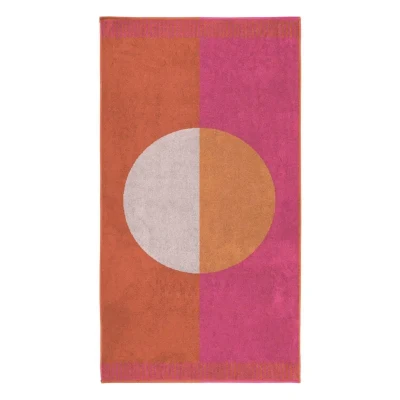 Afbeelding van Seahorse Colorblock Circle Strandlaken 100x180 cm Roze