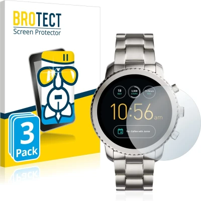 Afbeelding van BROTECT Screenprotector voor Fossil Q Explorist / (3.Gen) Folie Beschermfolie Beschermglas transparant (3 Stuks)