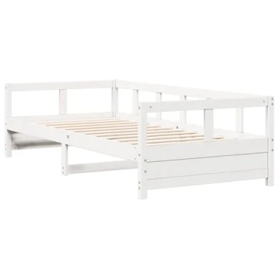 Afbeelding van Slaapbank 90X200 Cm Massief Grenenhout Wit