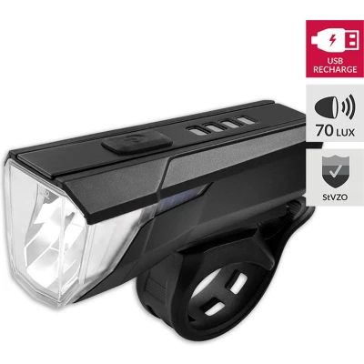 Afbeelding van Koplamp USB High Power Max 70 Lux