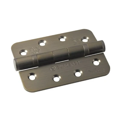 Afbeelding van Eurospec Bladscharnier 102 x 76mm antiek brons afgerond