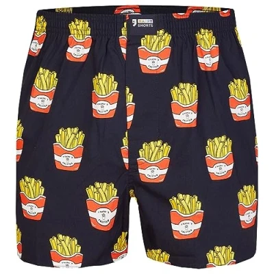 Afbeelding van Happy Shorts Webboxer boxershorts voor heren, motief naar keuze, Ontwerp 8.