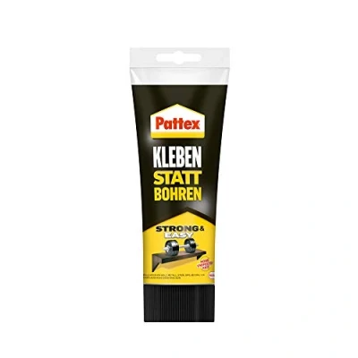 Afbeelding van Pattex montagelijm plakken in plaats van boren, sterke lijm voor onmiddellijke hechting, universele bouwlijm, 250 g met hoge eindsterkte