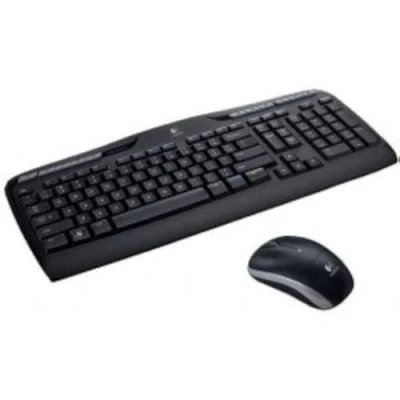 Afbeelding van Logitech MK330 Set met toetsenbord en muis Radiografisch Multimediatoetsen QWERTY, US internationaal Zwart