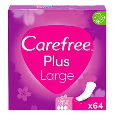 Afbeelding van Carefree Plus Large 64 stuks