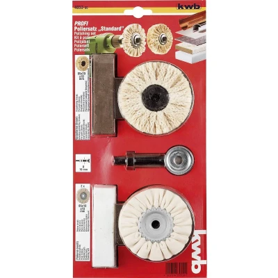 Afbeelding van kwb 485300 Set polissen 6 delig incl Polijstpasta stuk(s)