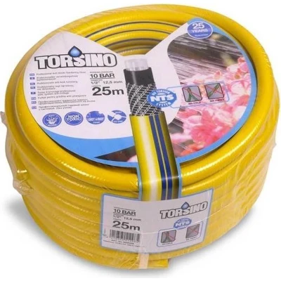 Afbeelding van Torsino Waterslang PVC 12,5 mm 10 bar geel 25 meter