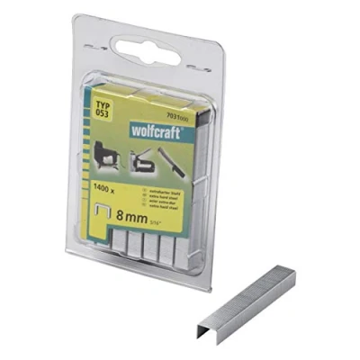 Afbeelding van Wolfcraft 7031000 Nieten met brede rug Type 53 1400 stuk(s) Afm. (l x b h) 8 11.2 mm