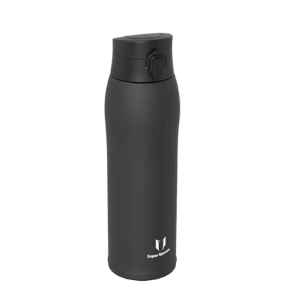 Afbeelding van Super Sparrow thermosfles, roestvrij staal, 950 ml, BPA vrij, bevat 2 deksels met rietje en sportdeksel