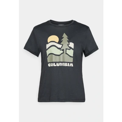Afbeelding van Columbia RUBY SPRINGS Graphic Fitted Tshirt print, Dames, Maat: XL, Black