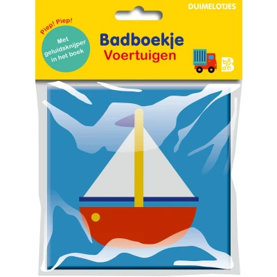 Afbeelding van Duimelotjes bad en linnenboekjes 1 Badboekje Voertuigen