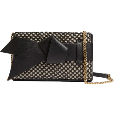 Afbeelding van Ted Baker Jeesie SOFT BOW BAG Schoudertas, Dames, Maat: One Size, Black