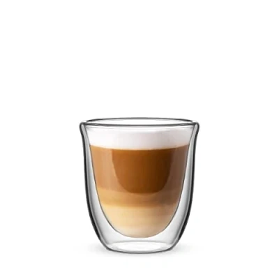 Afbeelding van Bialetti Firenze Dubbelwandig Koffie En Theeglas 20 Cl DBW012 Transparant