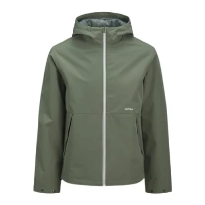 Image de JACK &amp; JONES Veste légère à capuche Jjadam pour homme, Agave Green, XS