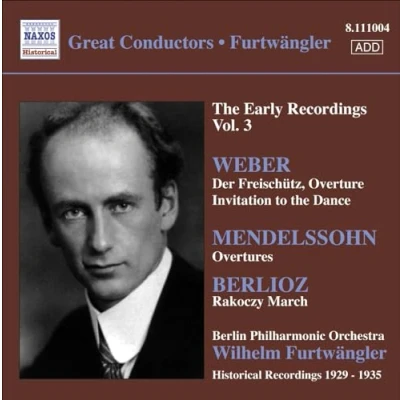 Afbeelding van Berlin Philharmonic Orchestra, Wilhelm Furtwänger Early Recordings Volume 3 (CD)
