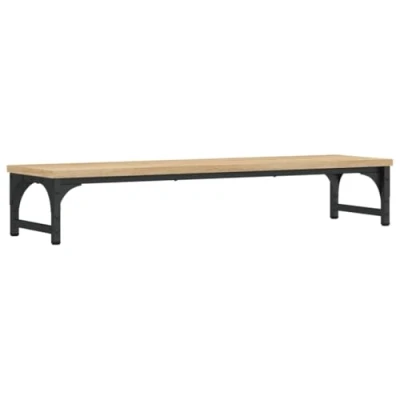 Afbeelding van Monitorstandaard 85x23x15,5 cm bewerkt hout sonoma eikenkleurig